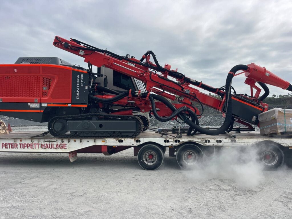 Sandvik Pantera Drill Rig Transport